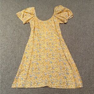 💛Motel Floral Yellow Dress💛